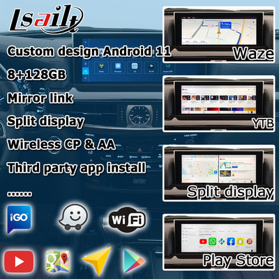 Lexus LX570 LX450d Android video interface υποστήριξη carplay android auto Qualcomm 8+128GB Android 11