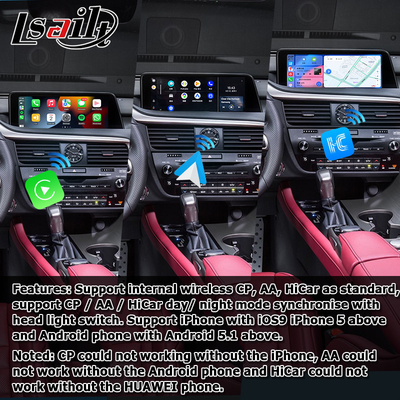 Lexus RX 8+128GB Qualcomm Android πολυμέσων πλαίσιο διεπαφής RX350 RX450h RX300 RX200t