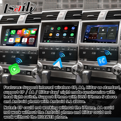Lexus GX460 Android πολυμέσων Carplay Android αυτόματο βίντεο διεπαφή