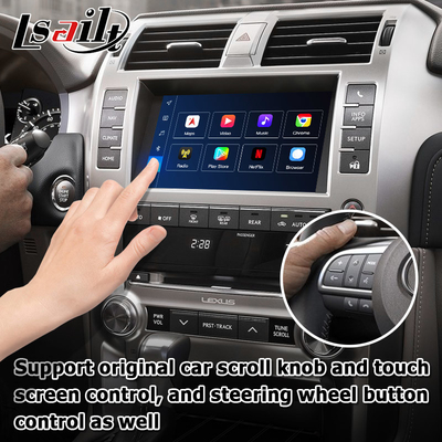 Lexus GX460 Android πολυμέσων Carplay Android αυτόματο βίντεο διεπαφή
