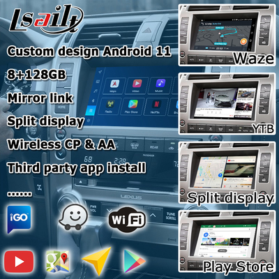 Lexus GX460 Android πολυμέσων Carplay Android αυτόματο βίντεο διεπαφή
