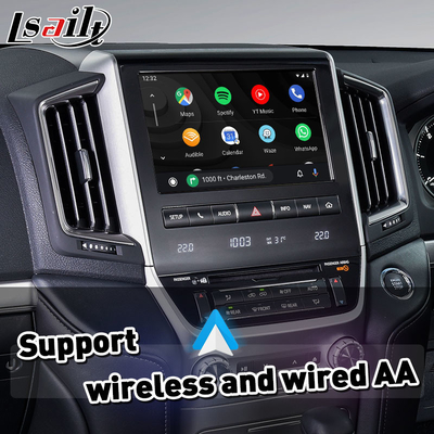 Lsailt Android Multimedia Video Interface για το 2016-2021 Toyota Land Cruiser LC 200 GXL VX VXR VX-R Σαχάρα LC200