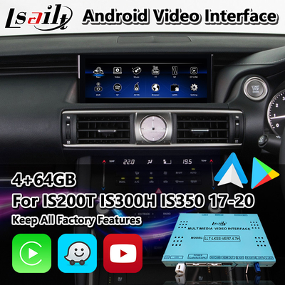 Lsailt Android Carplay Interface για Lexus IS200T IS300H IS350 IS300 F Sport AWD IS XE30 2017-2020