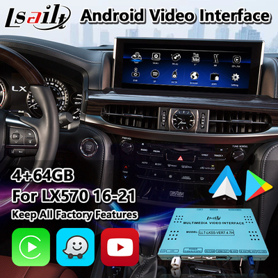 Lsailt Android Multimedia Carplay Interface για το Lexus LX570 LX450d URJ200 LX 2016-2021