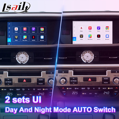 8+128GB Lsailt Android Διασύνδεση βίντεο πλοήγησης Για Lexus ES 350 300h 250 200 XV60 Ελέγχος ποντικιού 2012-2018