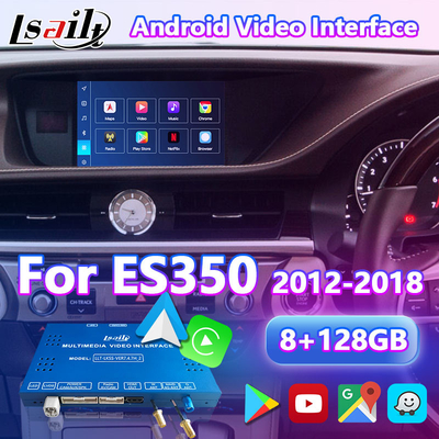 8+128GB Lsailt Android Διασύνδεση βίντεο πλοήγησης Για Lexus ES 350 300h 250 200 XV60 Ελέγχος ποντικιού 2012-2018
