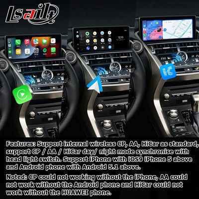 Διεπαφή βίντεο Android CarPlay Qualcomm base Android 13 8+128GB Lexus NX300 NX300h NX200t