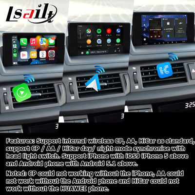 Διεπαφή βίντεο Lexus CT200h Android 13 carplay android auto βασισμένο σε Qualcomm 8+128GB