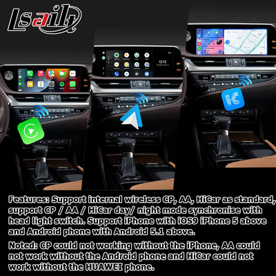 Lexus ES300h ES350 ES250 ES200 Android 13 βίντεο διεπαφή carplay android auto