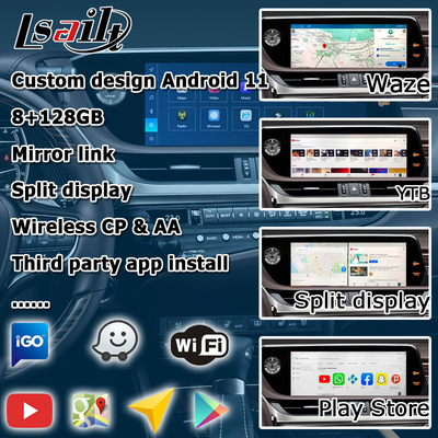 Lexus ES300h ES350 ES250 ES200 Android 13 βίντεο διεπαφή carplay android auto