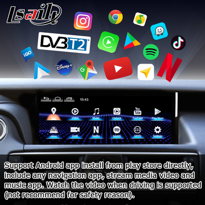 10.25 ιντσών Android 8+128 Carplay Android Αυτοκίνητη αναβάθμιση οθόνης HDMI Για Lexus IS200t IS350 IS300