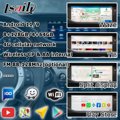 ES300h ES250 ES350 Lexus Αναβάθμιση οθόνης Android Carplay Android Auto Dash Cam 10,25 " Lsailt