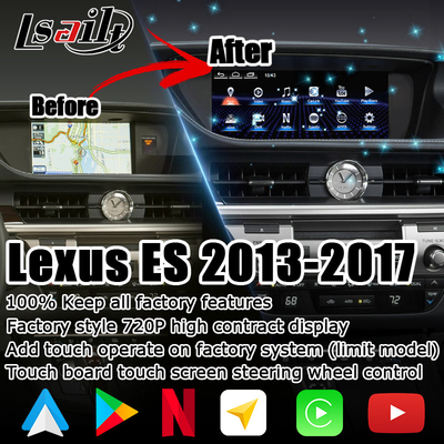 ES300h ES250 ES350 Lexus Αναβάθμιση οθόνης Android Carplay Android Auto Dash Cam 10,25 " Lsailt
