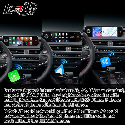 Android Carplay Lexus Εικαστική οθόνη για UX200 UX250h DSP Ρυθμίσεις android auto