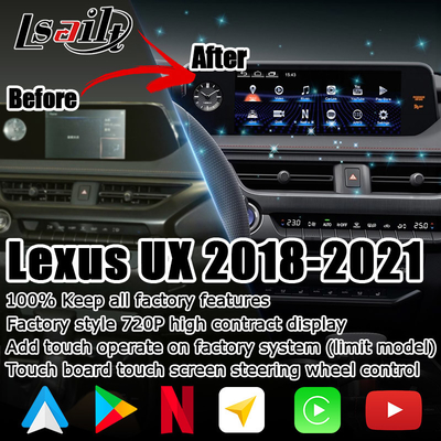 Android Carplay Lexus Εικαστική οθόνη για UX200 UX250h DSP Ρυθμίσεις android auto