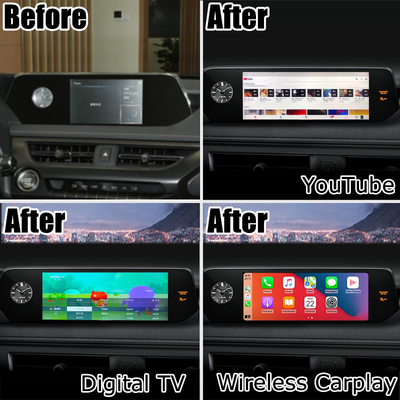 Android Carplay Lexus Εικαστική οθόνη για UX200 UX250h DSP Ρυθμίσεις android auto