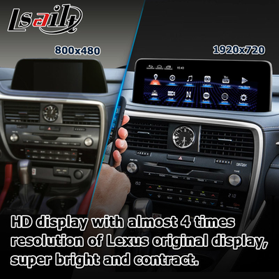 HD 12.3 ιντσών αναβάθμιση οθόνης Android για Lexus RX350 RX450h Lsailt Android Auto Carplay