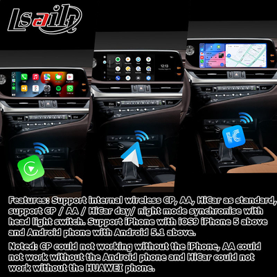 Αναβάθμιση Lexus ES300h Εικονική οθόνη 12.3" Android Auto Carplay από Lsailt