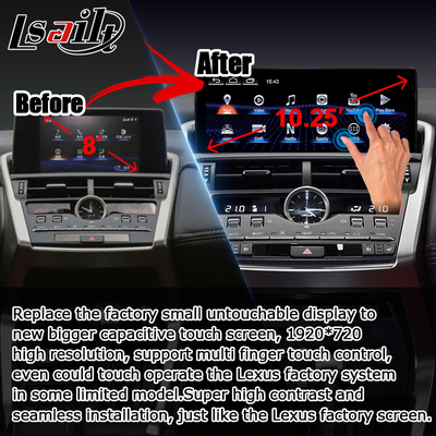 NX300 NX300h Lexus Android μεγάλη οθόνη 10,25 ίντσες Android αναβάθμιση Carplay