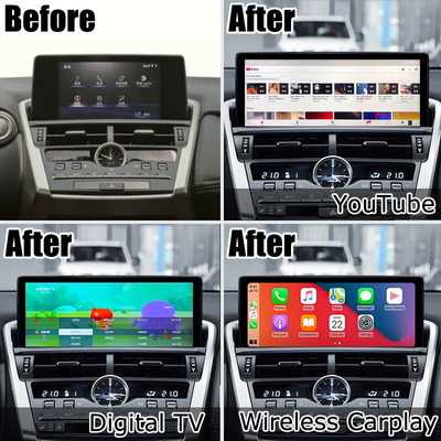 NX300 NX300h Lexus Android μεγάλη οθόνη 10,25 ίντσες Android αναβάθμιση Carplay
