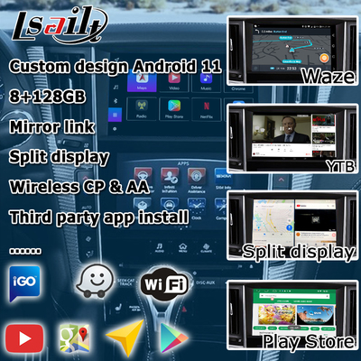 Διεπαφή GPS carplay, 8+128GB Android 11 διεπαφή κουτί πλοήγησης για Infiniti Q50 / Q60