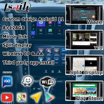 Διεπαφή GPS carplay, 8+128GB Android 13 διεπαφή κουτί πλοήγησης για Infiniti Q50 / Q60