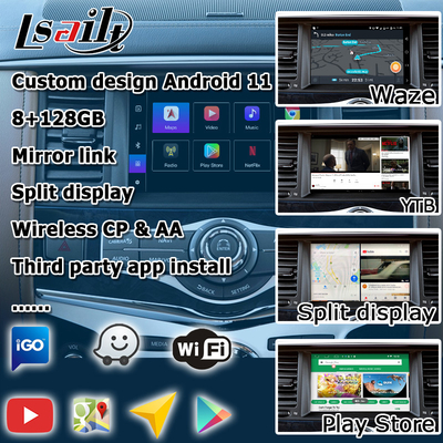Carplay Android Auto Multimedia Interface Box Βίντεο Διασύνδεση Infiniti QX80 2018