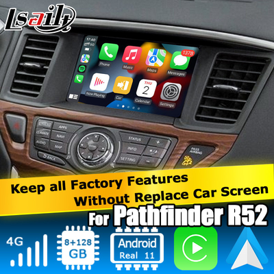 Nissan Pathfinder Andorid 11 Carplay Android σύστημα αυτοκινητό πλοήγησης Online πλοήγηση Video Play