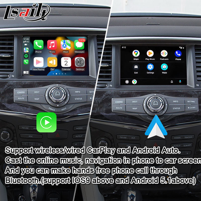 Lsailt 8G Android Multimedia Interface για την Nissan Patrol 2020-2023 Χάρτης Google, CarPlay, Android Navigation Box, YouTube
