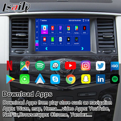 Lsailt 8G Android Multimedia Interface για Nissan Patrol 2020-2023 Android Ενσωματωμένο Google Map, CarPlay, YouTube