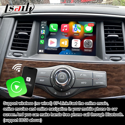 Η Lsailt Smart Infotainment Module για τα συστήματα ενσωμάτωσης πολυμέσων στο αυτοκίνητο Nissan Patrol 2017-2019 περιλαμβάνει CarPlay
