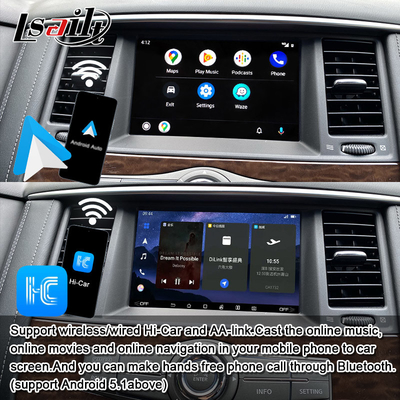 Η Lsailt Smart Infotainment Module για τα συστήματα ενσωμάτωσης πολυμέσων στο αυτοκίνητο Nissan Patrol 2017-2019 περιλαμβάνει CarPlay