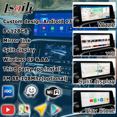 Lexus LX600 LX700h 2022 Android πολυμέσων βίντεο διεπαφή βασίζεται στην Qualcomm 6125 8+128 Android 13