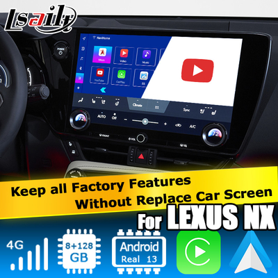 Lexus NX NX200 NX350h NX250 Android 11 πολυμέσων βίντεο διεπαφή carplay android auto