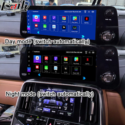 Lsailt Qualcomm Android Video Interface για Lexus LX600 LX500d RX ES NX 2021- Υποστήριξη YouTube, NetFlix, Wireless CarPlay