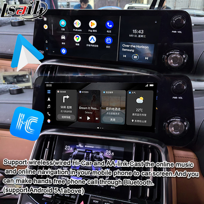 Lsailt Qualcomm Android Video Interface για Lexus LX600 LX500d RX ES NX 2021- Υποστήριξη YouTube, NetFlix, Wireless CarPlay