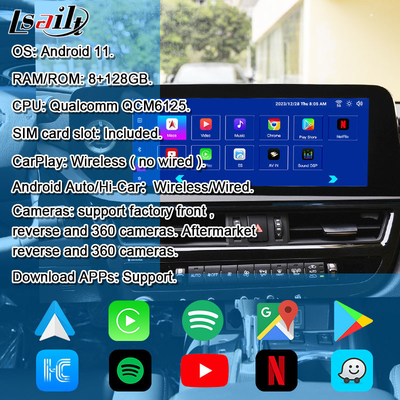 8+128GB Android Infotainment Module για Lexus ES 2022-2024 RX NX LX GX LS...με YouTube, NetFlix, Google Play, Waze