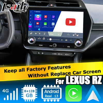 Lexus RZ Android 13 διεπαφή πολυμέσων 8+128GB Qualcomm Octa core carplay android auto