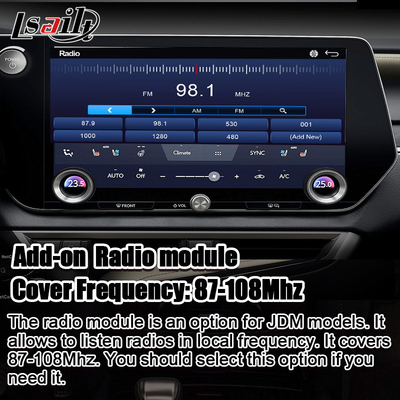 Διασύνδεση βίντεο πολυμέσων Android για RX350h RX500H 2023-2024 NX LX GX ES Περιλαμβάνεται NetFlix, YouTube, κουζίνα κάρτας SIM