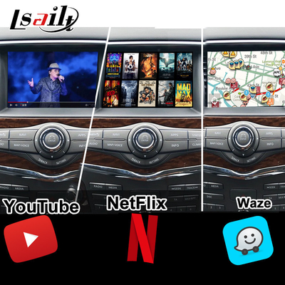 Lsailt 8+128G Android 13 Smart Infotainment Module για την Nissan Patrol Y62 2010-2020 Περιλαμβάνει ασύρματο CarPlay, NetFlix