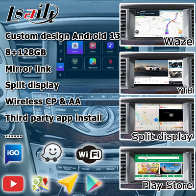 Android 13 Διασύνδεση Carplay Box Yandex Navi Για σύστημα Infiniti QX60 / JX35 Qualcomm 8+128