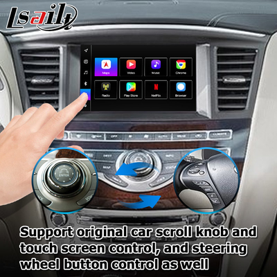 Android 13 Διασύνδεση Carplay Box Yandex Navi Για σύστημα Infiniti QX60 / JX35 Qualcomm 8+128