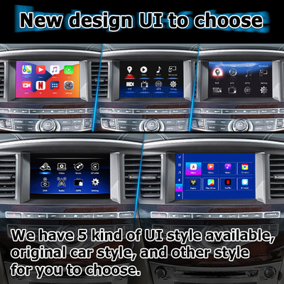 Android 13 Διασύνδεση Carplay Box Yandex Navi Για σύστημα Infiniti QX60 / JX35 Qualcomm 8+128