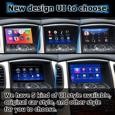 Infiniti QX50 / EX EX35 EX37 Αυτοκίνητο android 13 Συστήματος κουτί διεπαφής με carplay Android αυτοματοποιημένη οθόνη Lsailt
