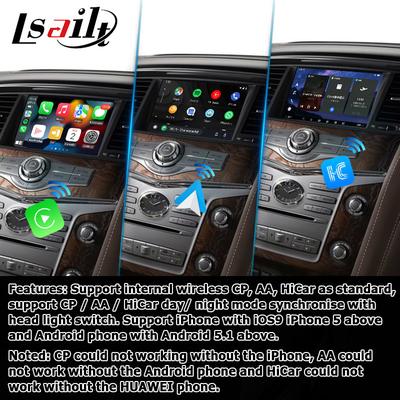 Infiniti QX80 / QX56 Android Auto Carplay Διασύνδεση βασισμένη στο Qualcomm 8+128