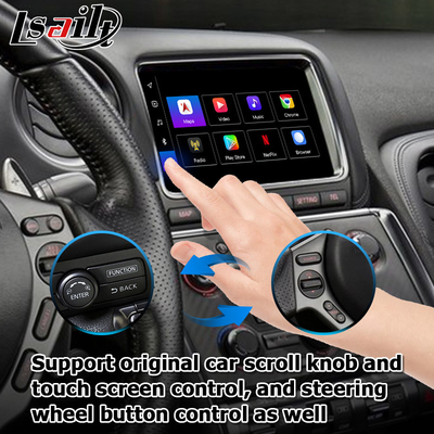 Android 13 8+128 Ναυσιπλοΐα ασύρματο carplay Android αυτόματο βίντεο διεπαφή για Nissan GT-R GTR R35