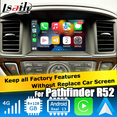 Nissan Pathfinder R52 Android 13 βίντεο Διασύνδεση ασύρματο carplay 8+128 Android βάση