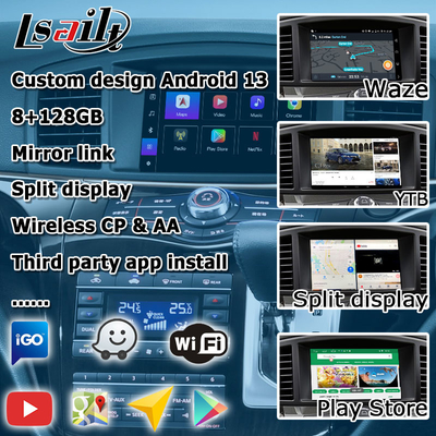 Nissan Elgrand Quest E52 Android 13 βίντεο διεπαφή Box carplay android αυτόματη μονάδα 8+128