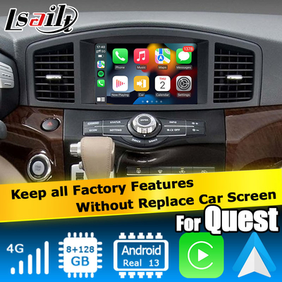 Android 13 Σύστημα Ασύρματο Carplay Διασύνδεση Για Nissan Quest RE52 Elgrand E52 2011-2020