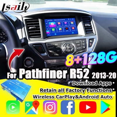 Nissan Multimedia Interface 8G Android 13 Διασύνδεση πληροφορικής και ψυχαγωγίας για Pathfinder R52 2013-2020 Armada Patrol με CarPlay